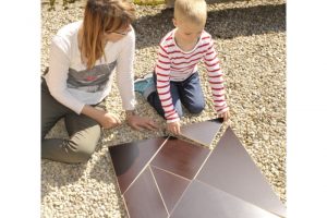 Tangram géant en bois