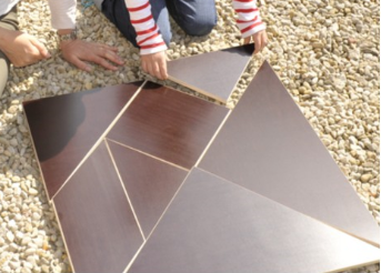 Tangram géant en bois – Image 3