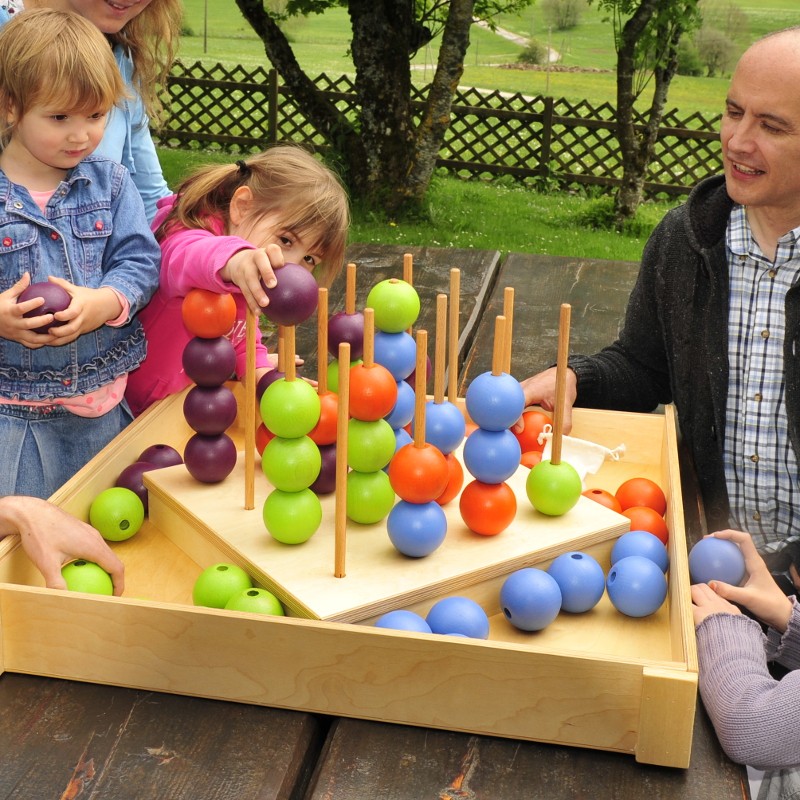 Morpion géant 3D couleurs